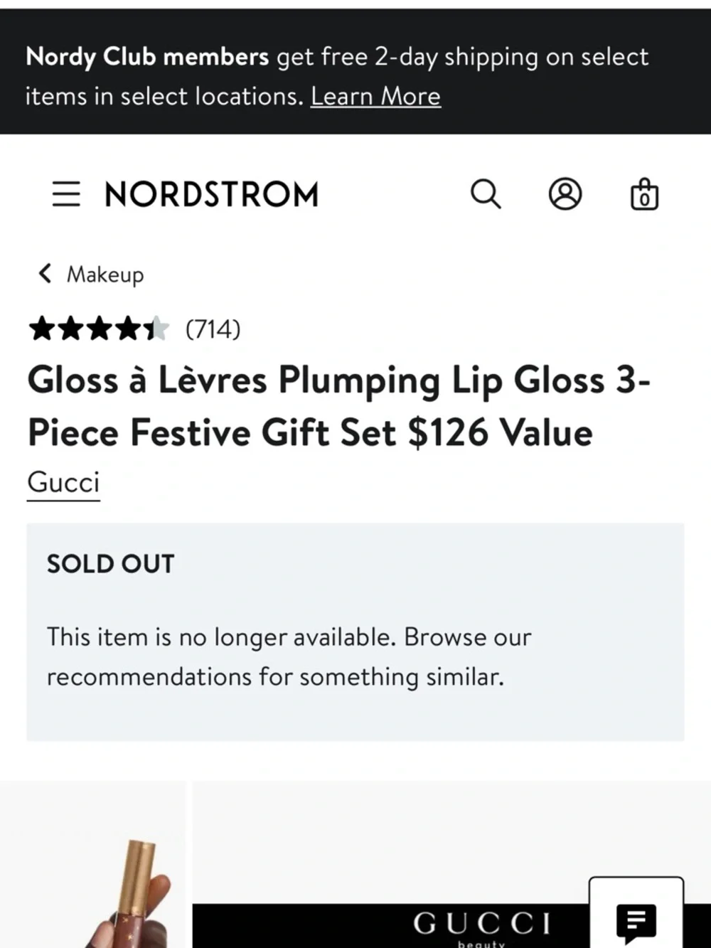 Gucci Beauty Triple Plumping Lip Gloss Set — Clear, Brown, Red - Picture 3 of 3